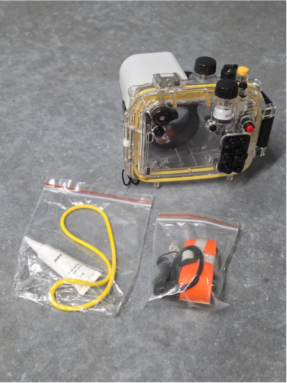 Waterproof Camera Case for G15 - Blue Photography Underwater